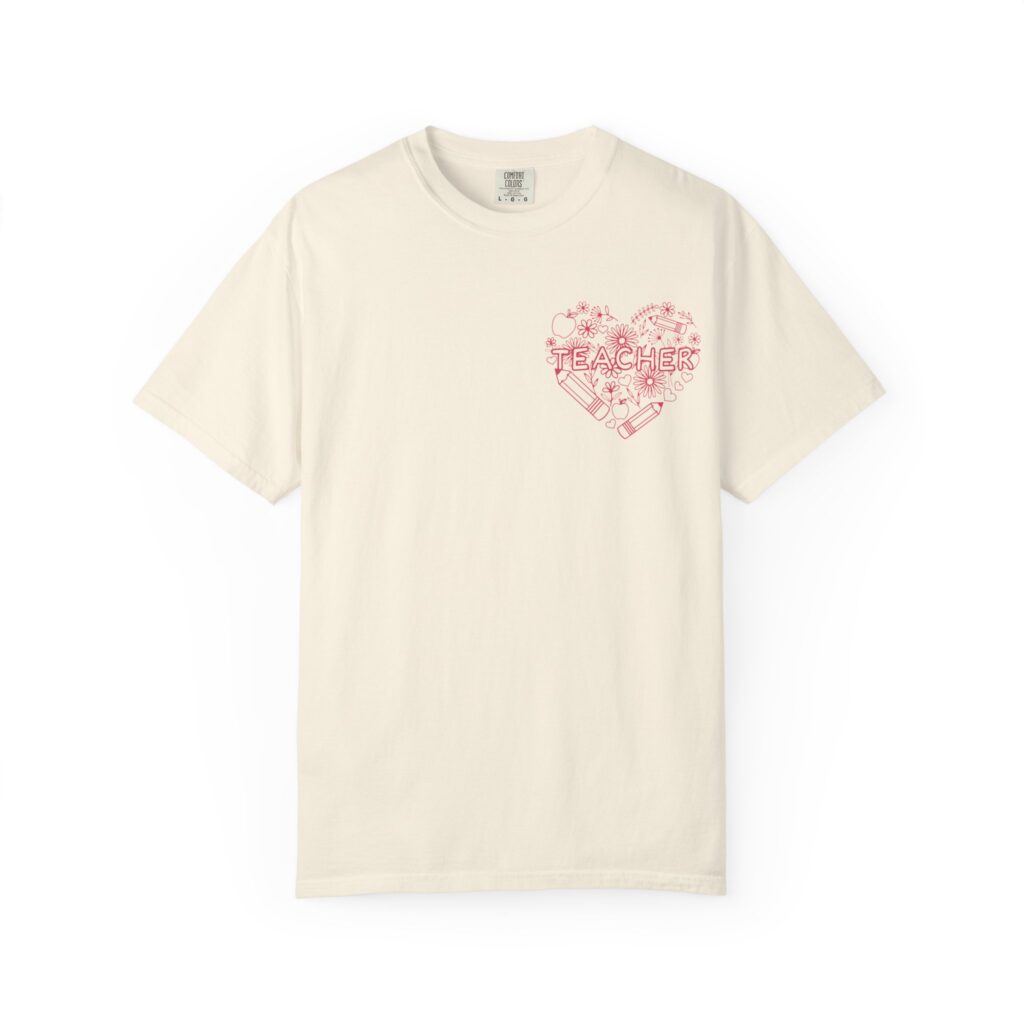 Heartfelt Teacher Unisex T-Shirt - Perfect Gift for Educators - Image 4