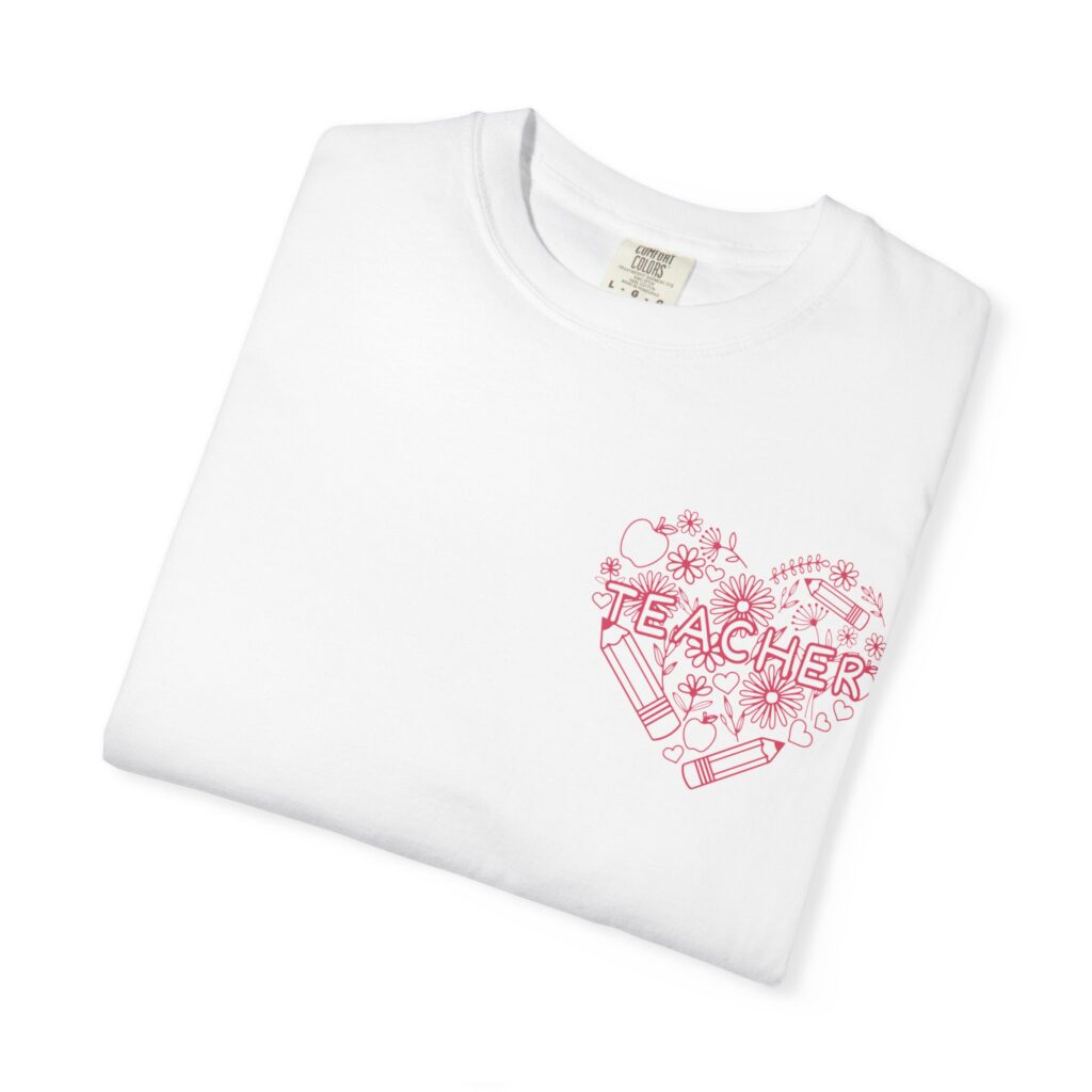 Heartfelt Teacher Unisex T-Shirt - Perfect Gift for Educators - Image 3