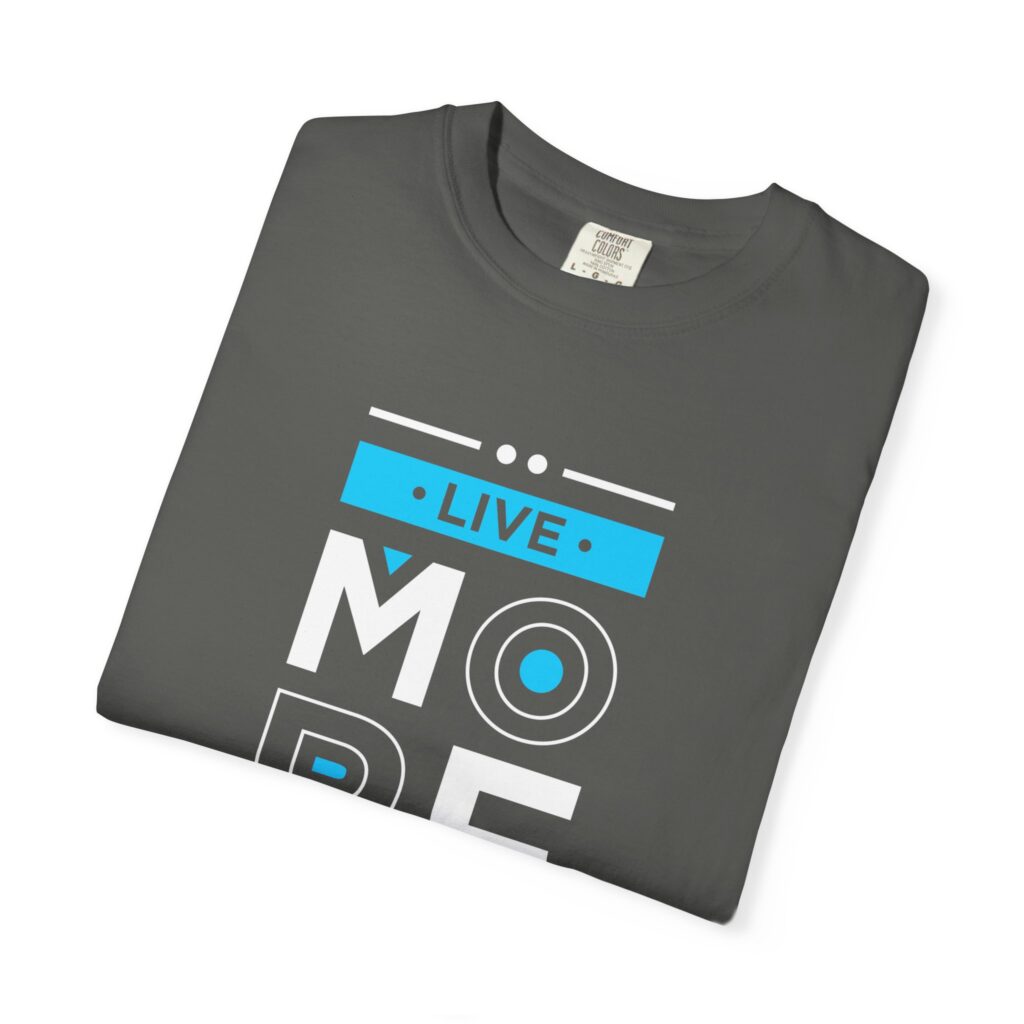 Inspirational Live More Read More T-Shirt for Readers - Image 2